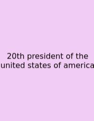 20th President Of The United States Of America