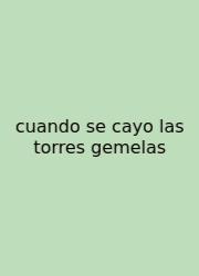 Cuando Se Cayo Las Torres Gemelas