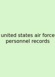 United States Air Force Personnel Records